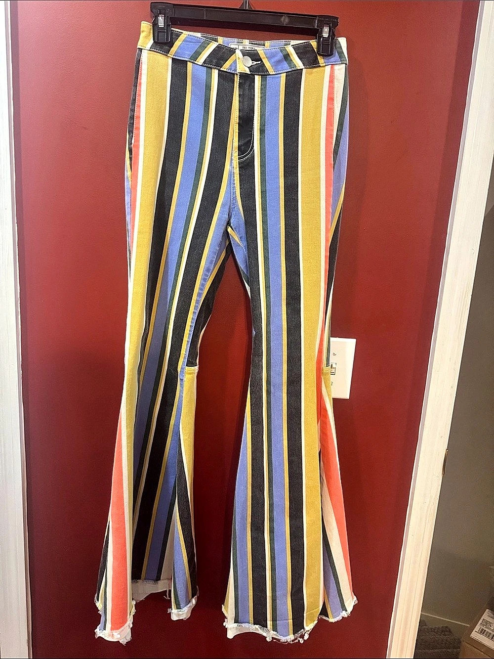 Free People Over The Rainbow Flare Jeans